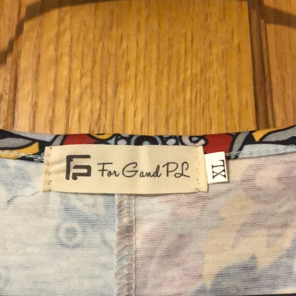 Blue Patterned Dress - Picture 2 of 2